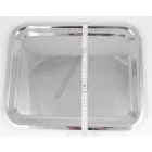 Dribbling tálca, erős, tükörfényes, rozsdamentes 40×32,5 cm