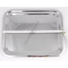 Dribbling tálca, erős, tükörfényes, rozsdamentes 40×32,5 cm