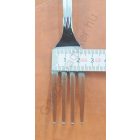 Poker evővilla, 3 mm vastag, rozsdamentes