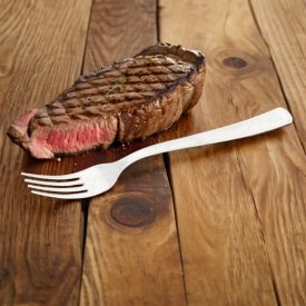 Itália evővilla, rozsdamentes