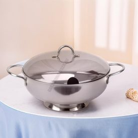 Ambra leveses tál fedővel, 22 cm, 2,5 liter, rozsdamentes