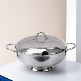 Ambra levestál fedővel, 26 cm, 4 liter, rozsdamentes