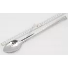 Szervírozókanál, perforált rozsdamentes, teljes hossza 36 cm