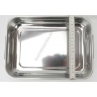 Star tepsi lehajtható füllel, rozsdamentes, 26×19 cm