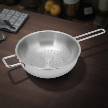 Nyeles szűrő 22 cm rozsdamentes