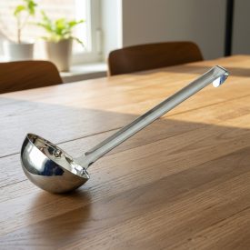 Merőkanál, 400 ml, nyélhossz: 36 cm, rozsdamentes