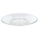 Voluto teáscsésze alj, 14 cm, temperált üveg