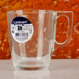 Voluto bögre, 250 ml, temperált üveg