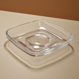 Cozy kávéscsésze alj, 12,4 cm, üveg