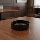 Hamutartó 10,5 cm fekete üveg