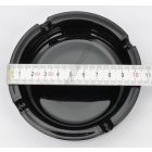 Hamutartó 10,5 cm fekete üveg