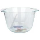 Hőálló jénai levestál, 4 liter, füllel