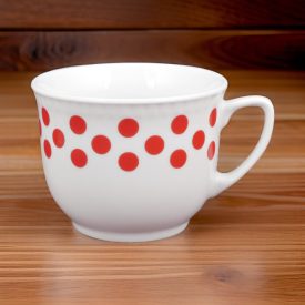 Bécsi bögre, 300 ml, pettyes, porcelán