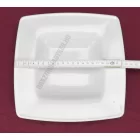 Victoria mélytányér 23 cm 350 ml szögletes