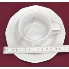 Mercury teáscsésze+alj 14 cm 200 ml, porcelán