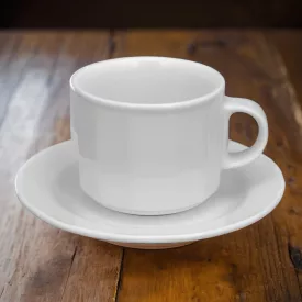 Mercury cappuccino csésze+alj 14 cm 150 ml, porcelán