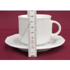 Mercury cappuccino csésze+alj 14 cm 150 ml, porcelán
