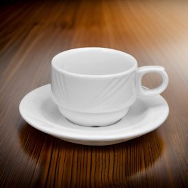 Arcadia cappuccino csésze+alj, porcelán 150 ml