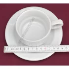 Arcadia cappuccino csésze+alj, porcelán 150 ml