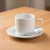 Arcadia kávéscsésze+alj, 80 ml, porcelán