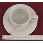 Arcadia kávéscsésze+alj, 80 ml, porcelán