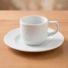Afrodyta kávéscsésze+alj 100 ml porcelán