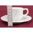 Afrodyta kávéscsésze+alj 100 ml porcelán