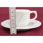 Afrodyta kávéscsésze+alj 100 ml porcelán