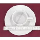 Afrodyta kávéscsésze+alj 100 ml porcelán