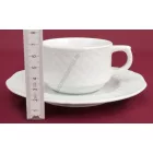 Afrodyta teáscsésze+alj 190 ml porcelán