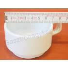 Kaszub kávéscsésze + alj 90 ml, porcelán