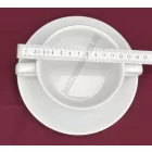 Kaszub leveses csésze+alj 16 cm 320 ml, porcelán