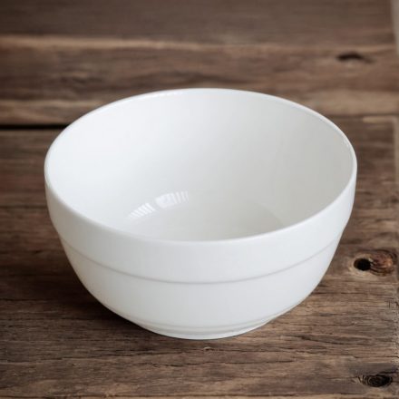 Magnesia tálka, 14 cm, 700 ml, sorolható porcelán