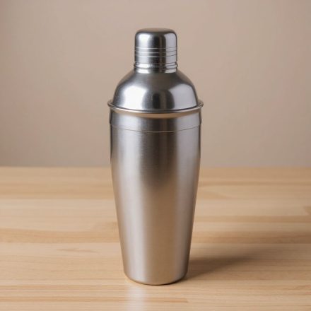 Koktél shaker, 750 ml, 3 részes, rozsdamentes