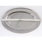 Tálca, ovális, 40 cm, vastagság 0,4 mm