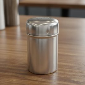 Sószóró, 9×6,5 cm, rozsdamentes