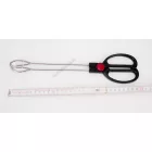 Grillcsipesz, húsfogó olló, 30 cm