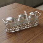 3 részes fűszertartó-készlet tartóban