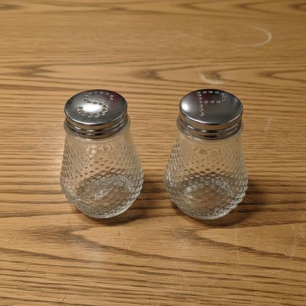 2 részes só-, borsszóró