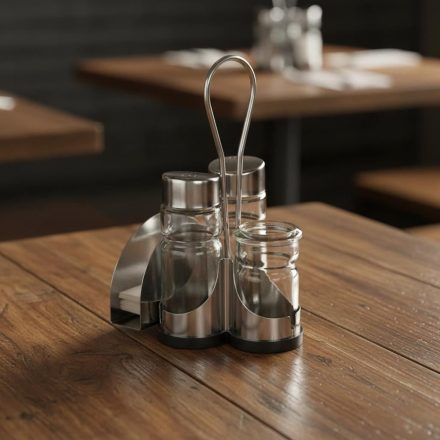 Asztali patika 4 részes, rozsdamentes