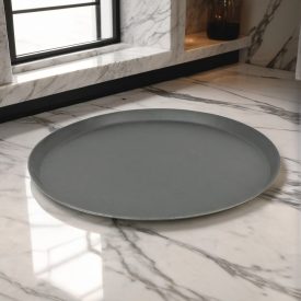 Csúszásmentes tálca, gumirozott, 40,5 cm kerek