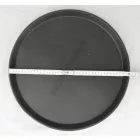 Csúszásmentes tálca, gumirozott, kerek, 40,5 cm, barna, polipropilén