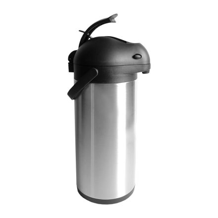 Pumpás termosz, 2,5 l, rozsdamentes