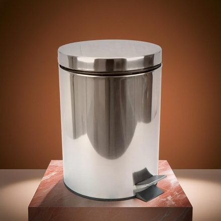 Pedálos szemetes 5 liter, kivehető vödörrel