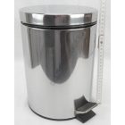 Pedálos szemetes 5 liter, kivehető vödörrel