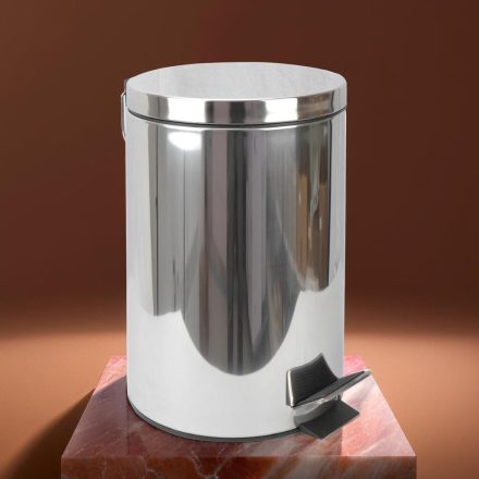 Pedálos szemetes 12 liter, kivehető vödörrel