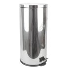 Pedálos szemetes 30 liter, kivehető vödörrel