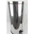 Pedálos szemetes 30 liter, kivehető vödörrel