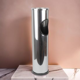 Álló hamuzó hulladéktartóval 56,5 cm, rozsdamentes