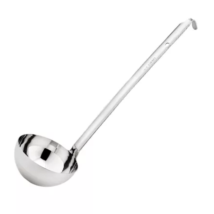 Merőkanál, 300 ml, űrmértékjelölt, nyélhossz: 30 cm, átmérő: 10,5 cm